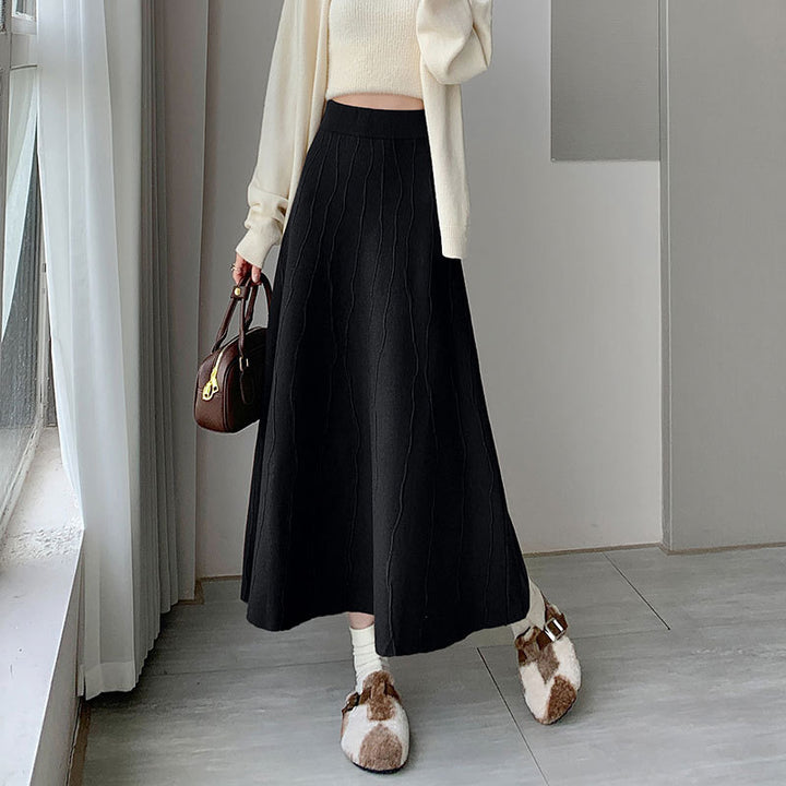 Damen Eleganter und fließender Maxirock Echo Archiv 1787632125