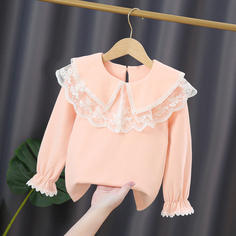 Damen Bluse mit elegantem Spitzenkragen Echo Archiv