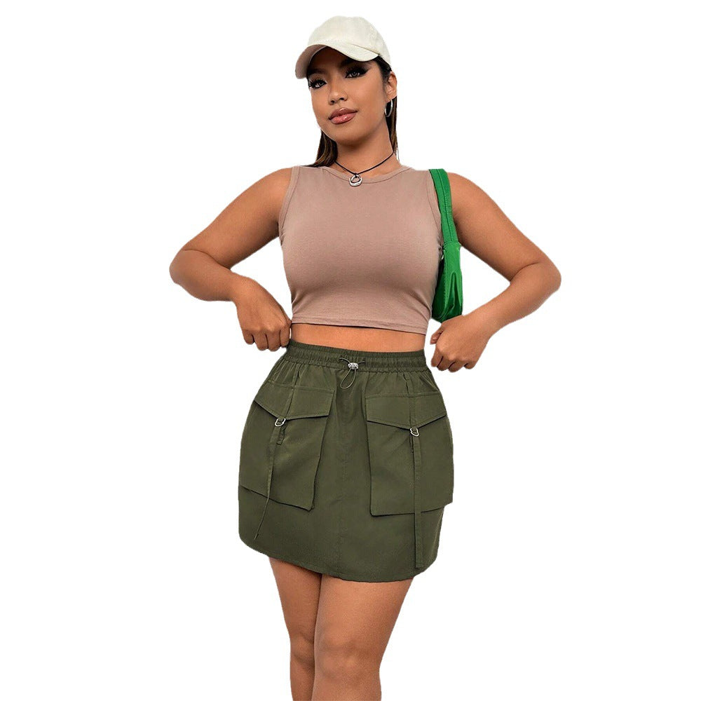 Damen Minirock mit praktischen Taschen und verstellbarem Taillenbund Echo Archiv