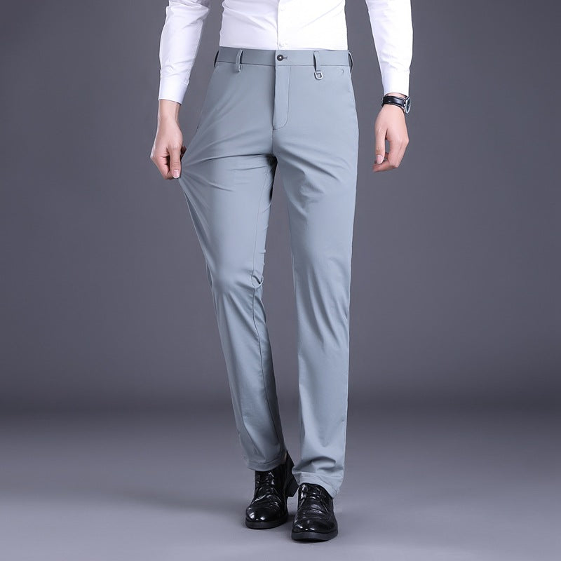 Herren elegante Businesshose mit atmungsaktivem Material und schmalem Schnitt Echoarchiv