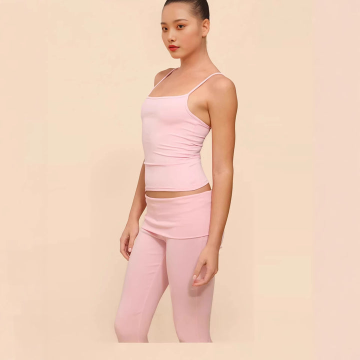 Damen Sportliches Tanktop mit Spaghettiträgern Echo Archiv