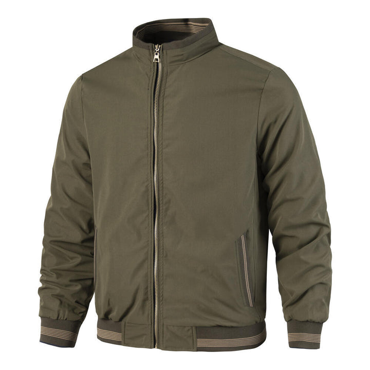Herren Sportliche Bomberjacke mit hohen Kragen und praktischen Taschen Echo Archiv