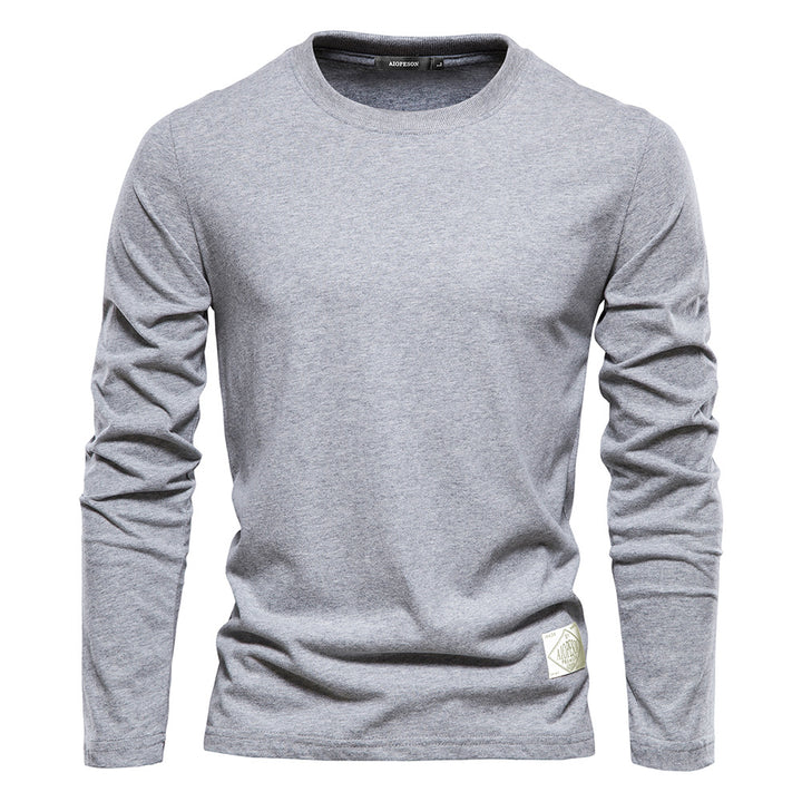 Herren Langarm T-Shirt mit hochwertigem Baumwollmix und modernem Fit Echoarchiv