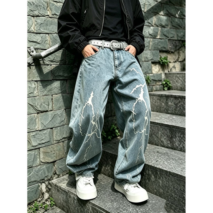 Damen Stylish Baggy Jeans Echoarchiv