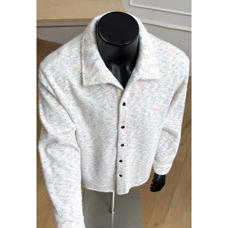 Damen Modische Strickjacke mit buntem Muster Echo Archiv