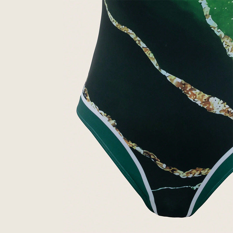Damen Badeanzug Set mit transparentem Wickelrock Echo Archiv