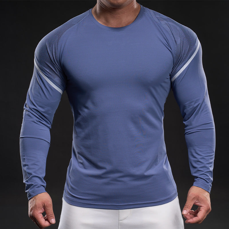 Herren sportliches Langarm-Funktionsshirt Echoarchiv