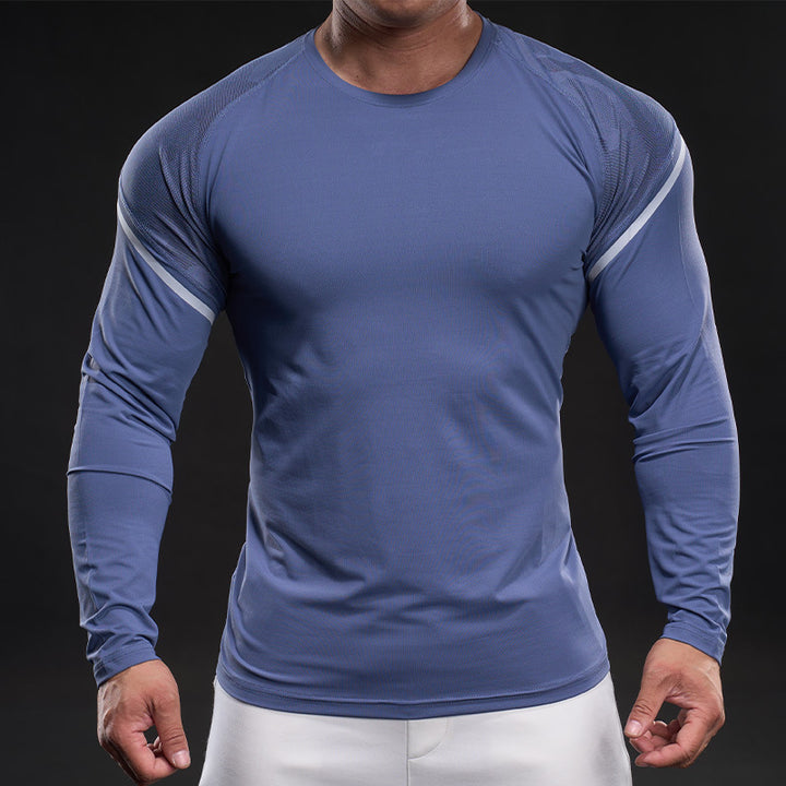 Herren sportliches Langarm-Funktionsshirt Echoarchiv