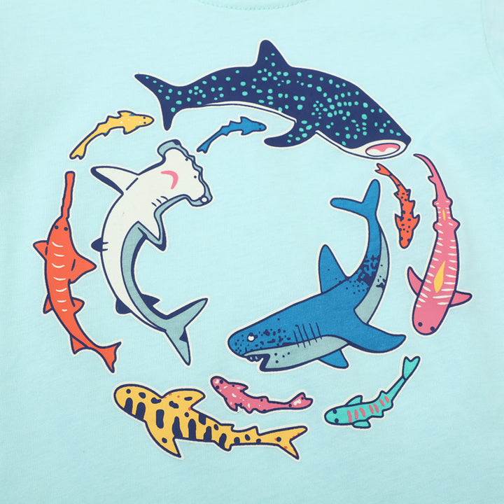 Kinder T-Shirt mit maritimen Haifischmotiven Echo Archiv