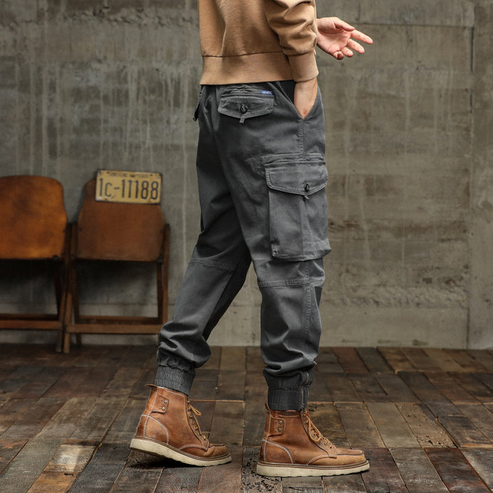 Herren Cargo-Hose mit atmungsaktiven Eigenschaften und multifunktionalen Taschen Echoarchiv
