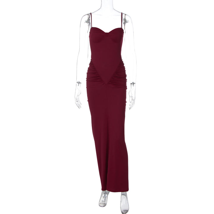 Damen Maxikleid mit Raffungen Echo Archiv