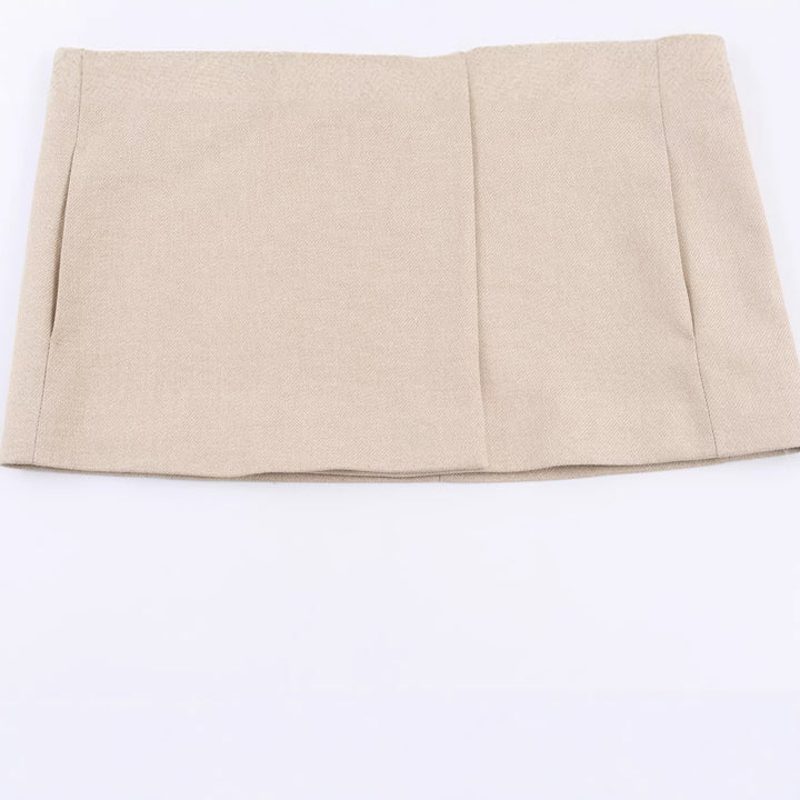 Damen eleganter Wollmix-Mantel mit großem Schalkragen und integriertem Schal – Montévia