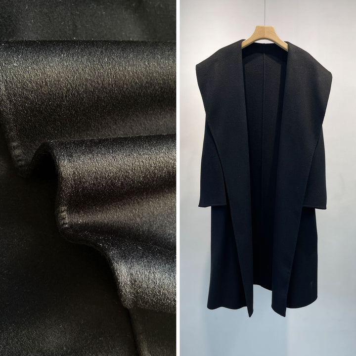 Damen Luxe Langhaarmantel aus Wolle-Mischung Echoarchiv