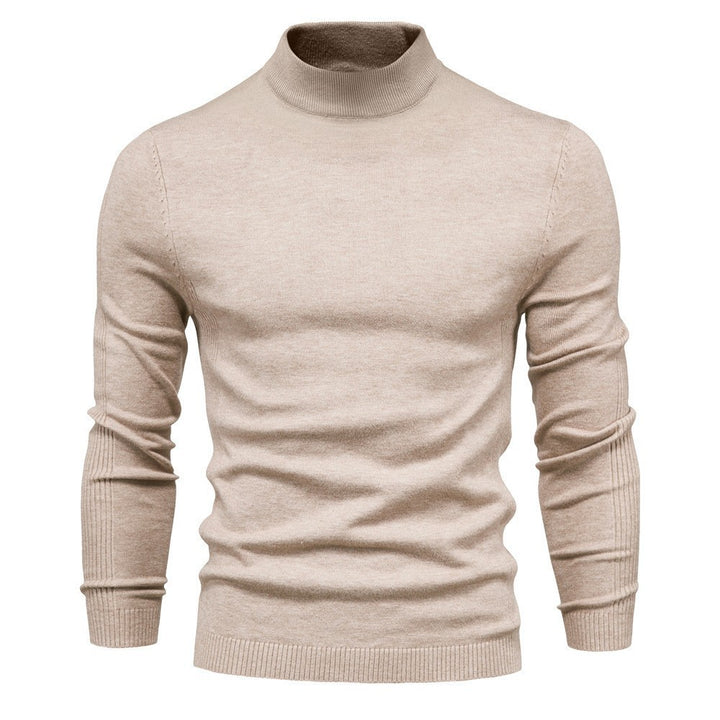 Herren eleganter Rollkragenpullover aus feinem Strick Echoarchiv