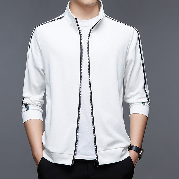 Herren sportliche Jacke mit Stehkragen und atmungsaktiver Funktion Echoarchiv