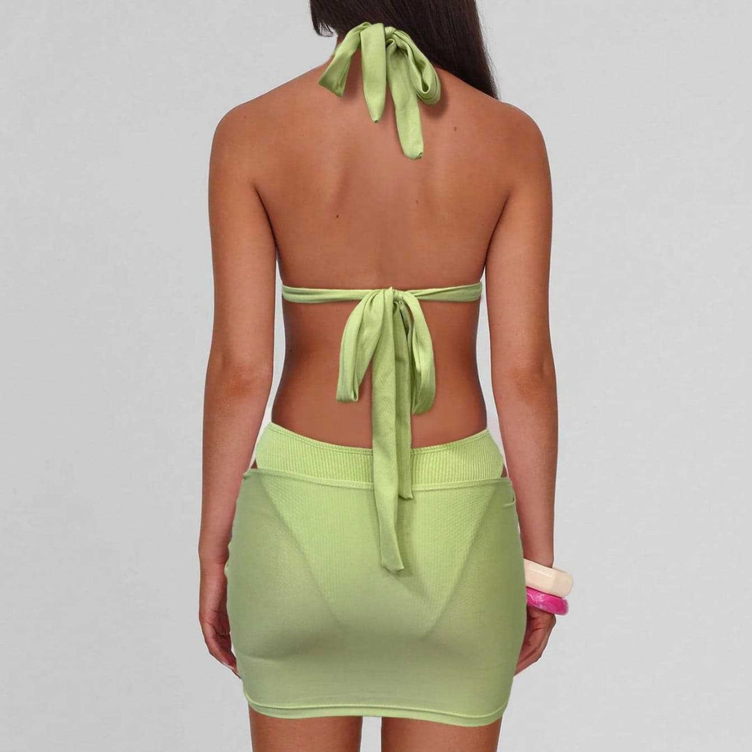 Damen Bandeau-Bikini mit Raffung und Ring-Detail Echo Archiv