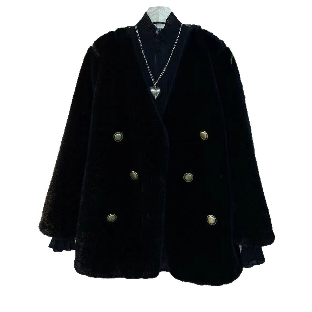 Damen Elegante Felljacke Echo Archiv
