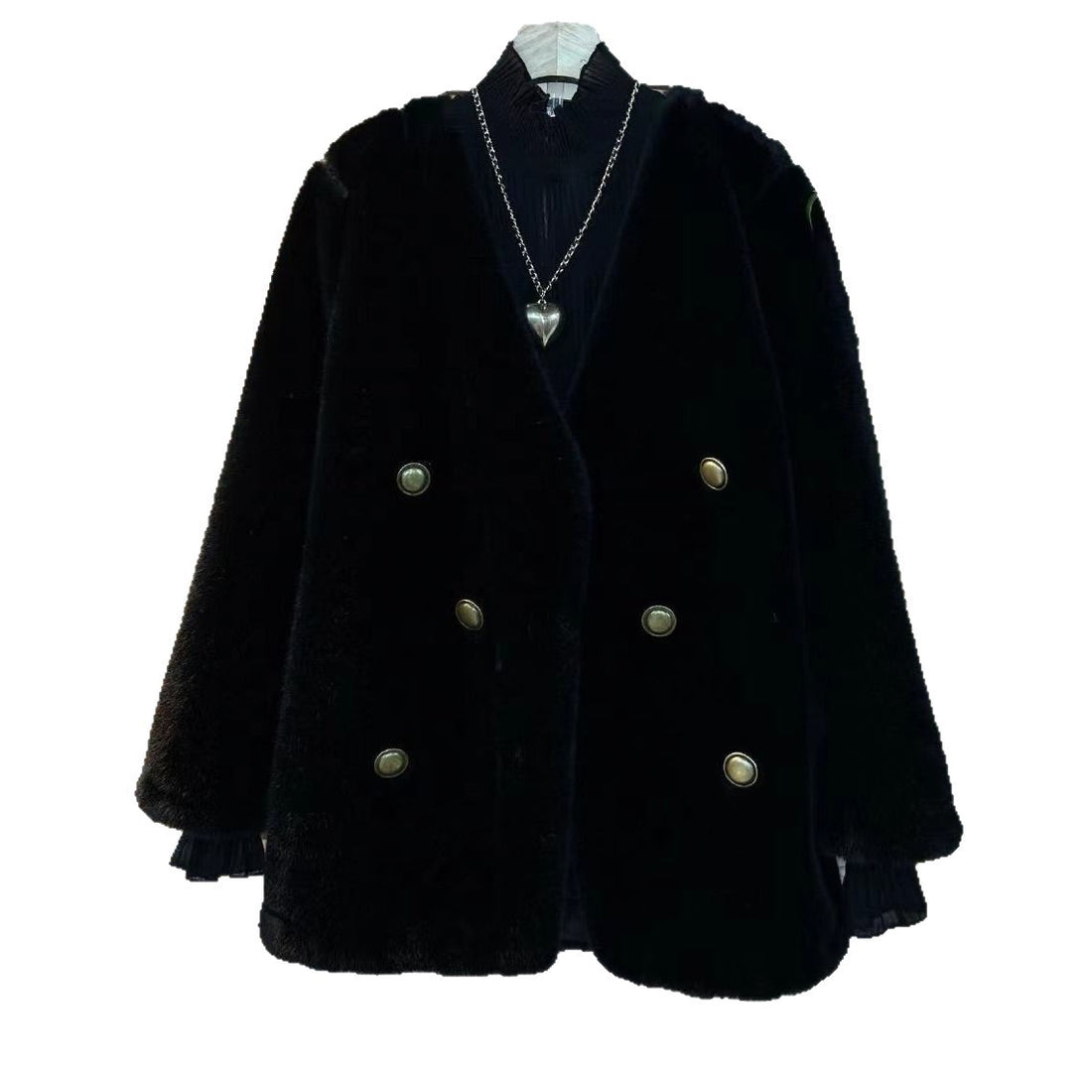 Damen Elegante Felljacke – Célinea