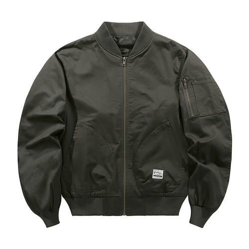 Herren Modische Bomberjacke mit praktischen Taschen Echo Archiv