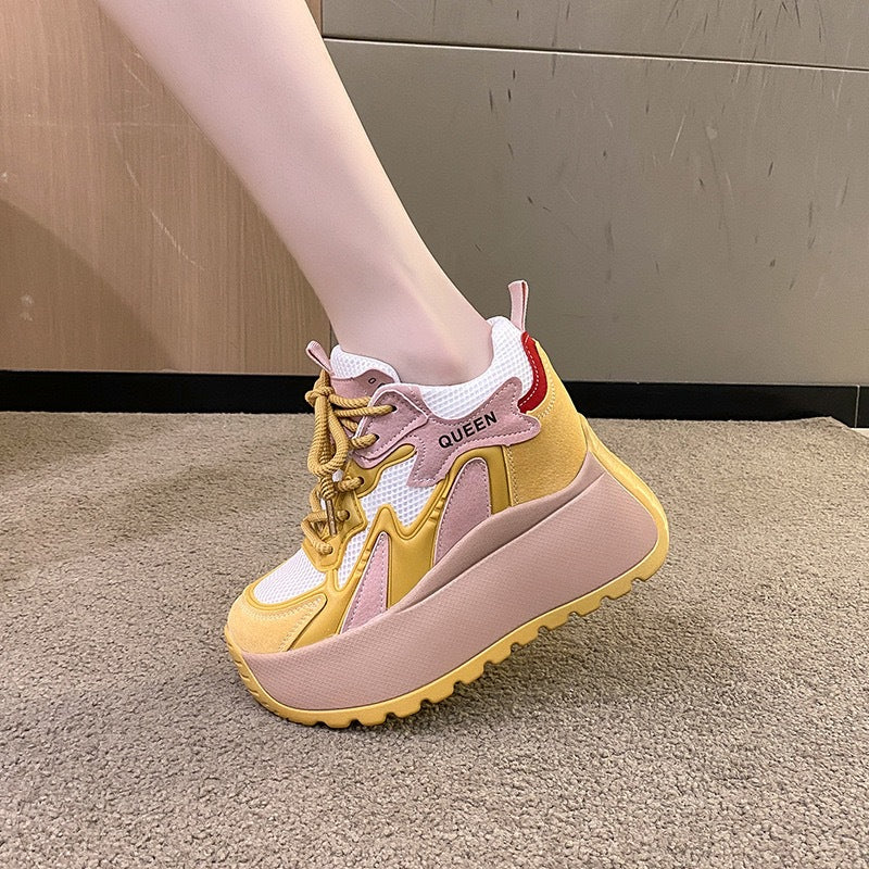 Damen Plattform Sneaker mit atmungsaktivem Mesh und sportlichem Design Echo Archiv