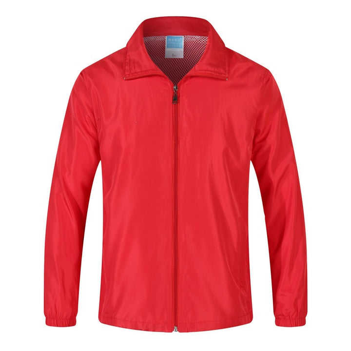 Herren Leichte Windjacke mit Mesh-Innenfutter, Stehkragen & elastischem Saum Echo Archiv