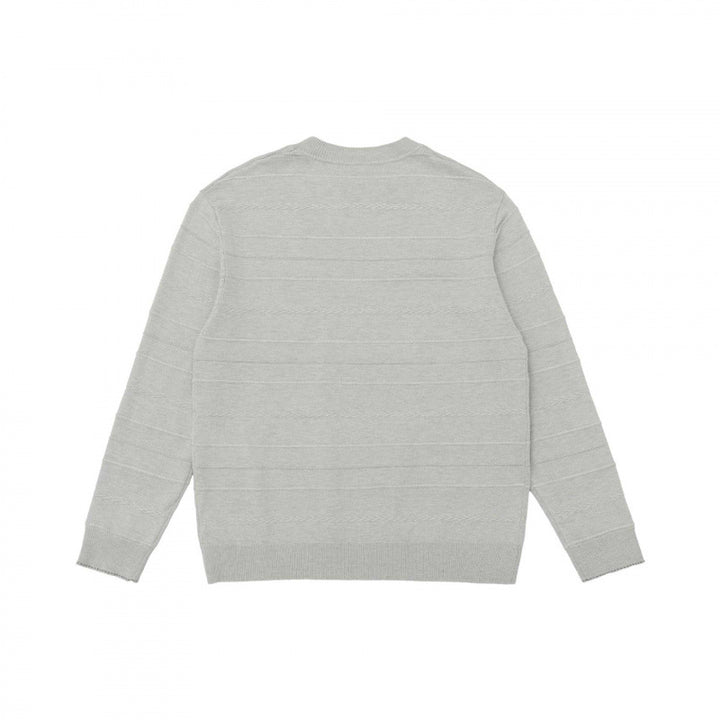 Unisex Feinstrickpullover mit feiner Strukturstreifen, Rundhals und leichtem Oversize-Schnitt Echo Archiv