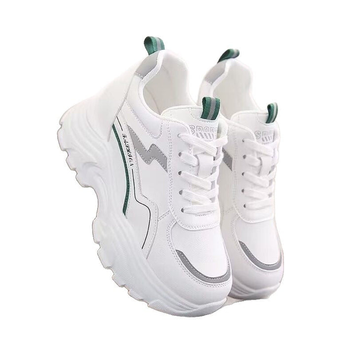 Damen Sportliche Sneakers mit elastischem Obermaterial und gepolsterter Sohle Echo Archiv