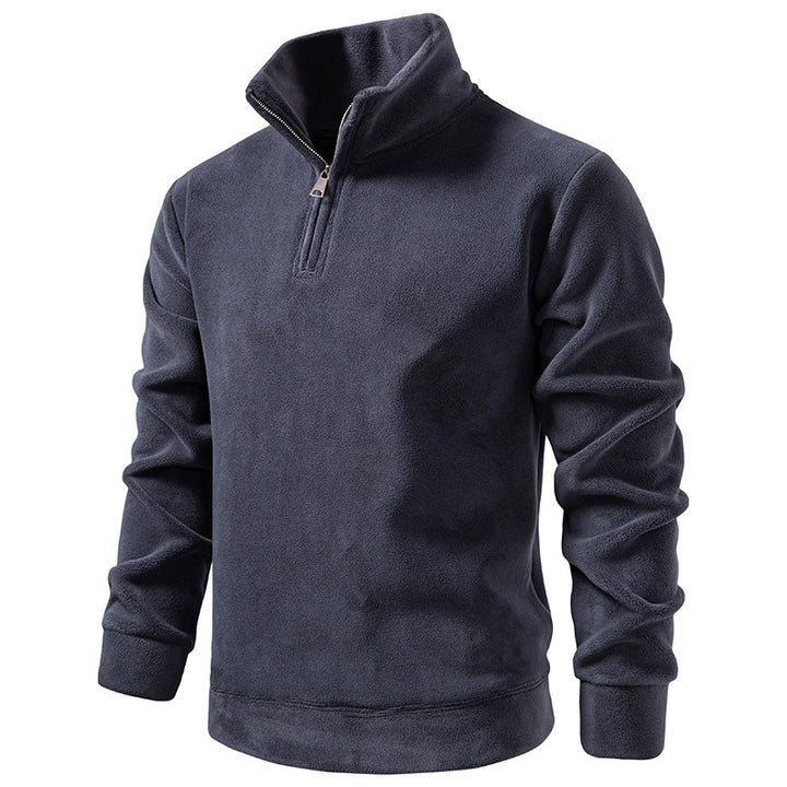 Herren Fleece-Halbzip-Pullover mit Stehkragen und weichem Mikrofleece Echo Archiv