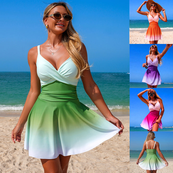 Damen vielseitiges Strandkleid Echo Archiv