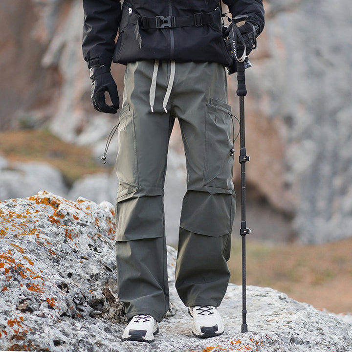 Herren Outdoor-Cargohose mit verstärkten Knien, wasserabweisend und atmungsaktiv Echo Archiv