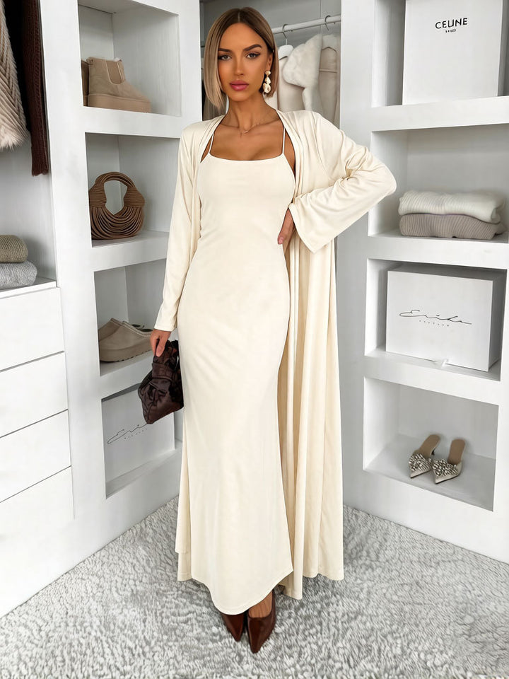 Damen Langes Maxikleid mit umschmeichelndem Schnitt Echo Archiv