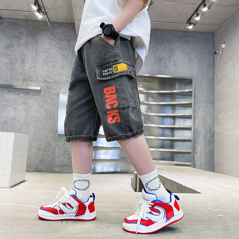 Unisex lässige Cargo-Shorts mit tiefen Taschen Echo Archiv