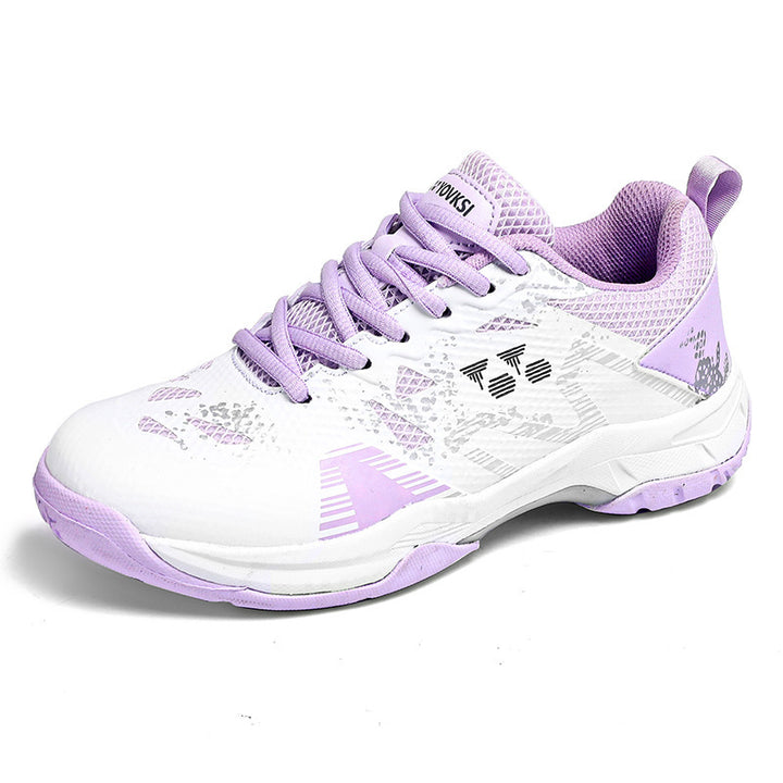 Unisex leichte atmungsaktive Indoor-Tennisschuhe mit stabiler nicht abfärbender Sohle und stoßdämpfung – Tavélo