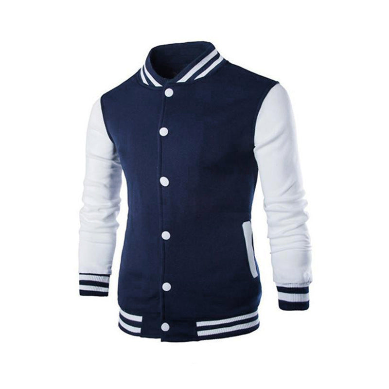 Herren Varsity-Jacke mit kontrastierenden Ärmeln und sportlichem Design Echoarchiv