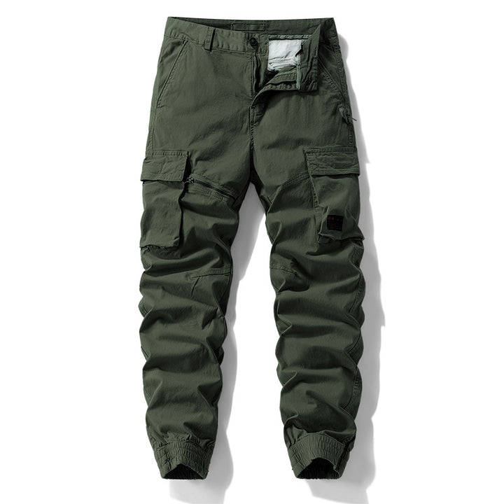 Herren Carpenter-Style Cargohose mit Zip-Knöchel, verstärkten Kniepaneelen und multifunktionalen Taschen Echo Archiv