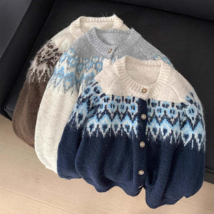 Damen Kuschelige Strickjacke Echo Archiv