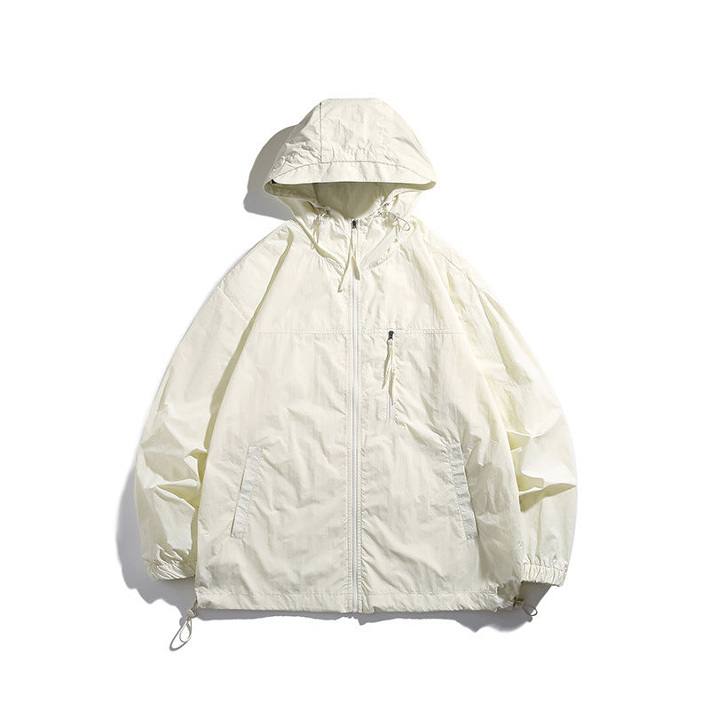 Herren Funktionsjacke mit verstellbarem Kapuzenschutz und atmungsaktiven Einsätzen Echoarchiv