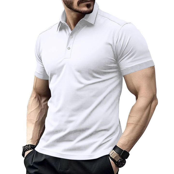 Herren Hochwertiges Kurzarm Poloshirt mit atmungsaktiver Technologie und modernem Schnitt Echoarchiv