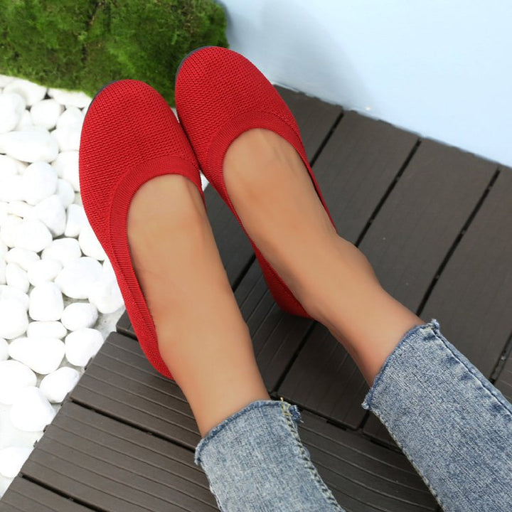 Damen Bequeme Slip-On Ballerinas Echoarchiv