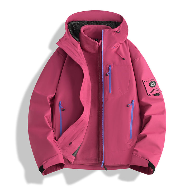 Herren Funktions-Softshelljacke mit abnehmbarem Fleece-Innenfutter Echoarchiv
