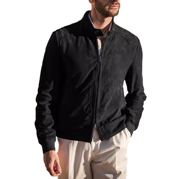 Herren Sportliche Leichte Jacke mit modernem Kragen Echoarchiv