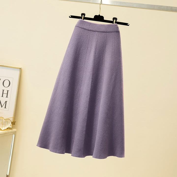Damen Weit geschnittener, eleganter Midirock Echo Archiv