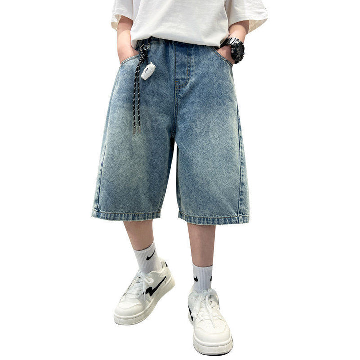 Unisex Baggy-Shorts aus leichtem Denim Echo Archiv