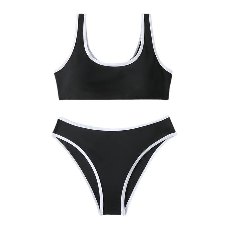 Damen Bikini-Set mit sportlichem Schnitt und kontrastierenden Akzenten Echo Archiv