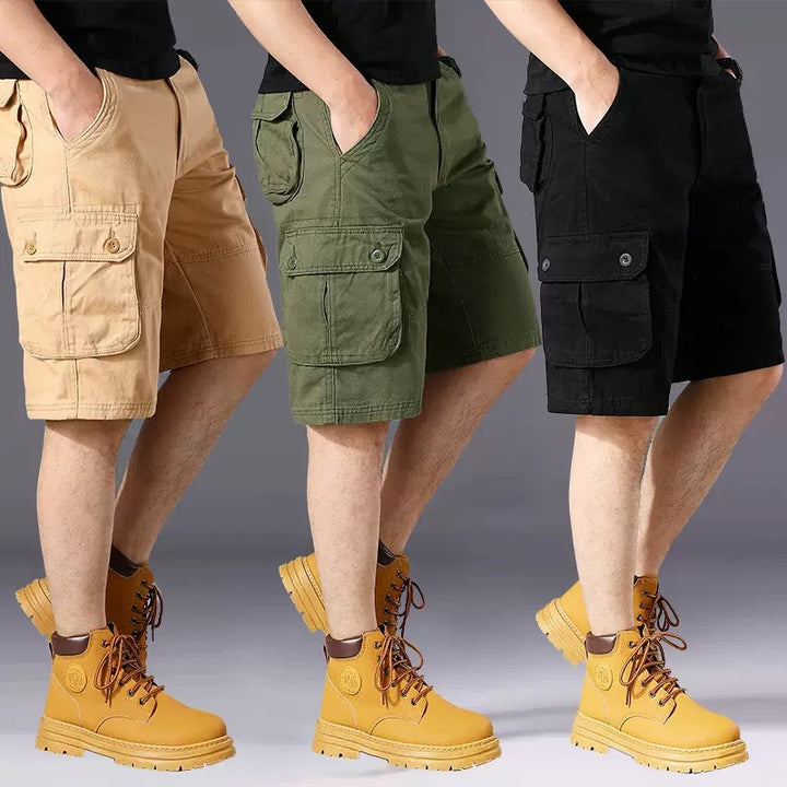 Herren Cargo-Shorts mit einer Vielzahl von praktischen Taschen und verstellbarem Bund Echoarchiv