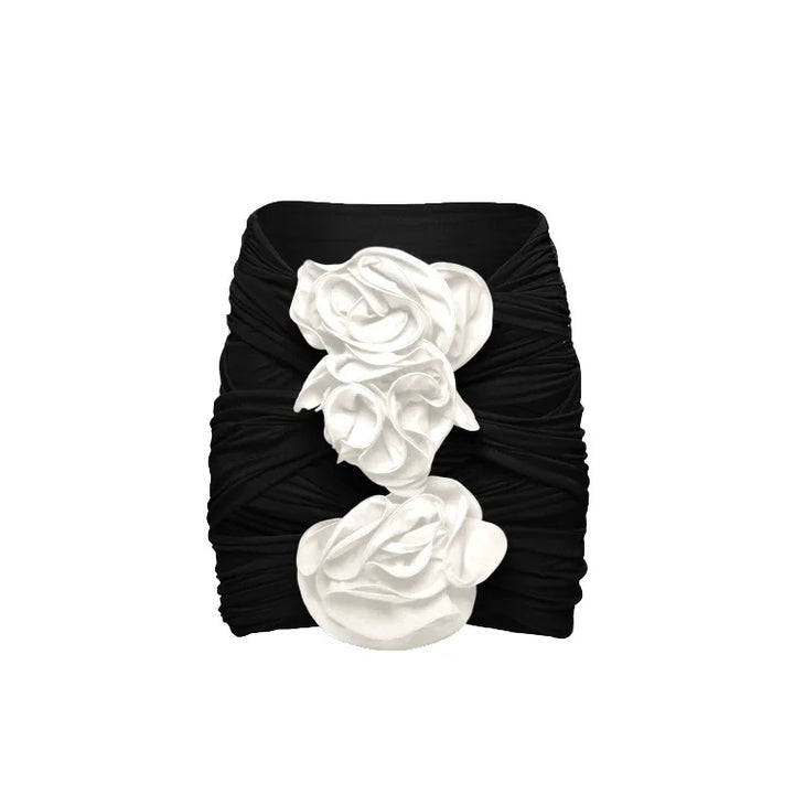 Damen Einteiler Badeanzug mit voluminösen Blumenapplikationen Echo Archiv