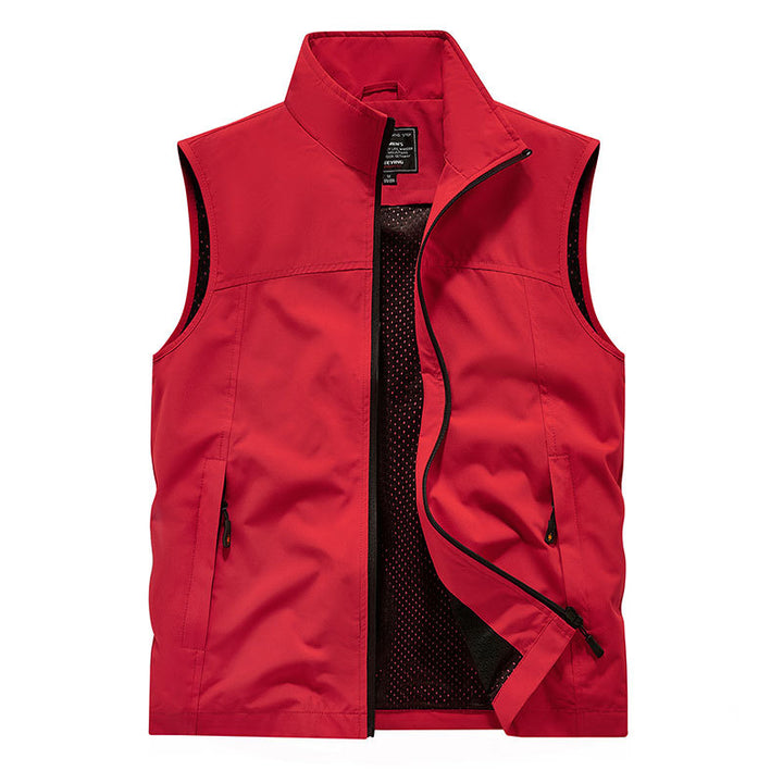 Herren Softshell-Weste mit Mesh-Innenfutter, windabweisend & Reißverschlusstaschen Echo Archiv
