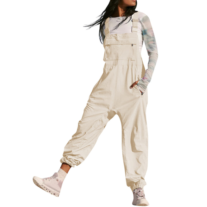 Damen Lässiger Jumpsuit mit praktischen Taschen und elastischem Saum Echo Archiv