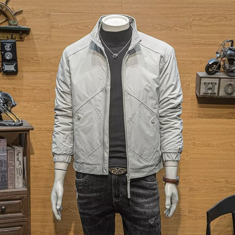 Herren Kurze Steppjacke mit hohem Kragen Echo Archiv