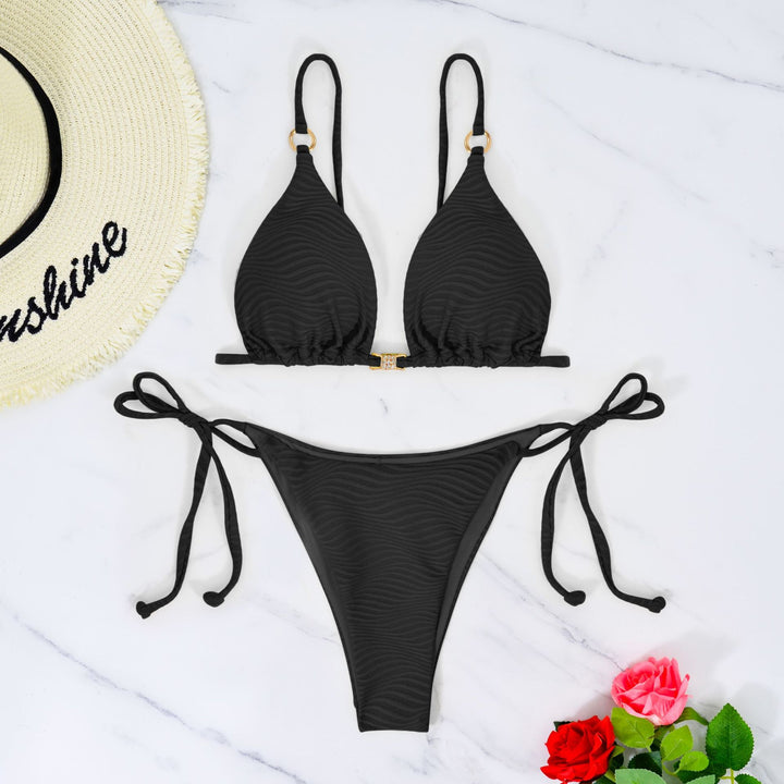 Damen Triangel-Bikini mit raffinierten Ringen Echo Archiv